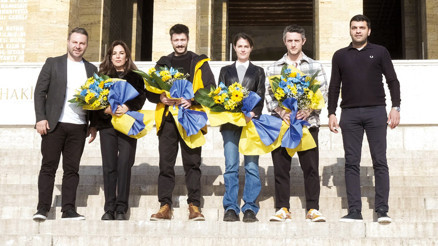 Zaferin Rengi ekibi Anıtkabir’i ziyaret etti