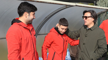 A Milli Takım Teknik Direktörü Montella, Fatih Karagümrükü ziyaret etti