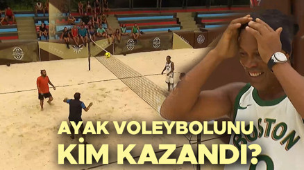 Survivor All Star ödül oyununu hangi takım kazandı 21 Şubat Survivor ayak voleybolunu kim kazandı Ronaldinho ve Sercan Yıldırım karşı karşıya...