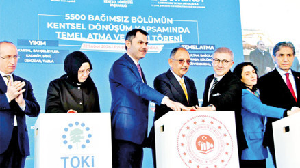 Kurum kentsel dönüşüm töreninde konuştu: Vaadimiz afete dirençli İstanbul