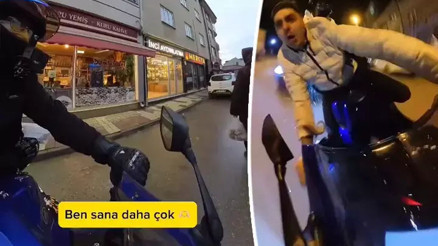 Yol verdiği teyzenin duasını almıştı: Motosikletiyle kaza yaptı