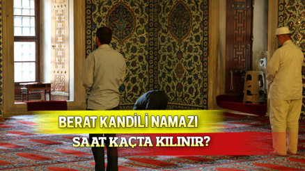 KANDİL NAMAZI VAKTİ 24 ŞUBAT 2024 || Berat Kandili namazı saat kaçta kılınır İşte kandil namazı kılınış saati