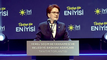 Meral Akşener, İYİ Parti Yerel Seçim Beyannamesini açıkladı. Meral Akşener, İYİ Parti Yerel Seçim Beyannamesini açıkladı.