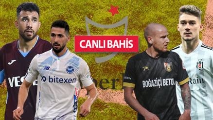 Süper Ligde üçüncülük yarışı Trabzonspor ve Beşiktaşın maçlarında bilinmesi gerekenler, hakem istatistikleri, iddaa oranları...
