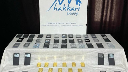 Hakkaride 13 kilo kaçak altın ele geçirildi