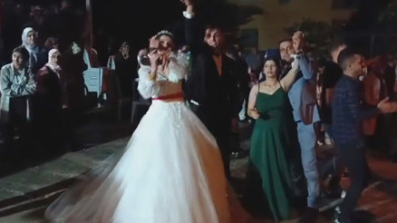 Amasyada emekli asker Mehmet Çelik’in maganda kurşunuyla öldüğü düğünde, ateş edilme anları ortaya çıktı