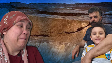 Erzincanda toprak altında kalan işçinin eşi son telefon konuşmalarını anlattı: Oğlum Ömere iyi bak