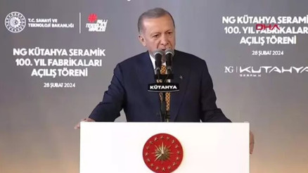 Cumhurbaşkanı Erdoğan Kütahyada açılış töreninde açıklamalarda bulundu: Türkiye, yatırım ve ihracatla büyüyor