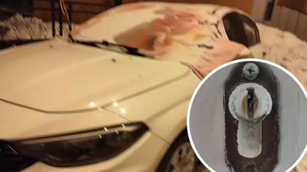 Ardahanda sibirya soğukları... Şehir buz kesti