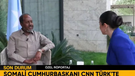 Somali Cumhurbaşkanı CNN TÜRKte: Oğluma teslim olmasını söyledim