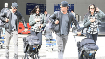 Çocuk istediği için genç biriyle evlendi demişlerdi… Ünlü çiftin ilk bebekli seyahat heyecanı