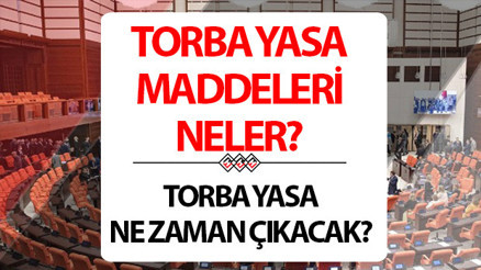 Torba Yasa ne zaman çıkacak Torba yasa içeriğinde neler var 6 Mart torba yasa maddeleri ve Resmi Gazete detayları