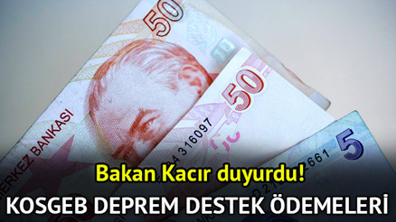KOBİ’lere deprem destek ödemesi yattı mı, ne zaman yatacak KOSGEB deprem kredisi 2024 sorgulama