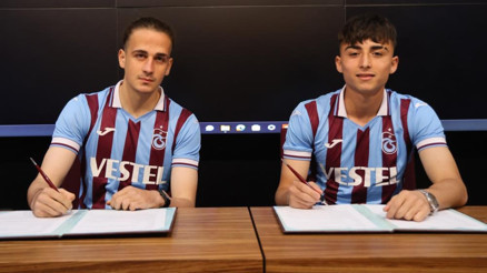 Trabzonspordan iki imza