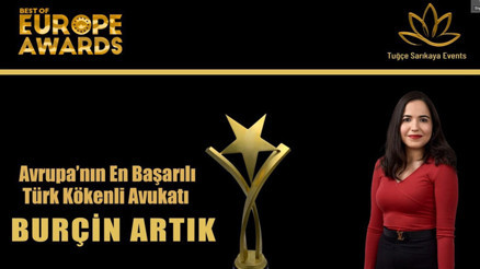 Burçin ‘Artık’ Avrupa’nın en iyi avukatı