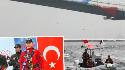 15 Temmuz Şehitler Köprüsünden halatlarla indiler... Kadın komandolardan nefes kesen gösteri