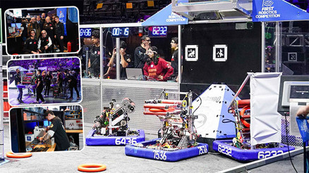 Demirören Medya Lisesi öğrencilerinin robotik yarışma heyecanı