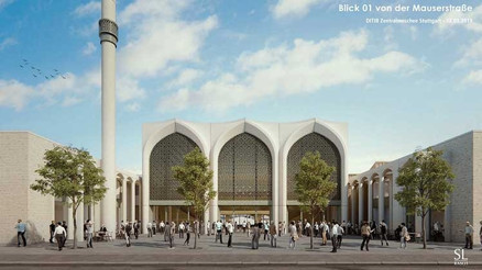 Stuttgart’a 2 bin kişilik cami inşaatı başladı