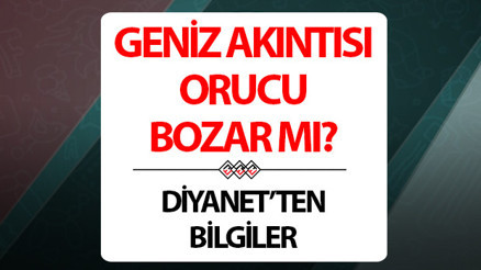 Geniz akıntısı orucu bozar mı Oruçluyken geniz akıntısı oruçu bozuyor mu
