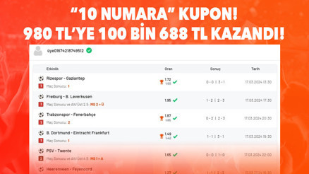 10 maçlık iddaa kuponu yaptı, Batshuayinin golüyle 100 bin 688 TL kazandı