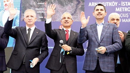 Arnavutköy İstanbul Havalimanı metrosu açıldı Arnavutköy İstanbul Havalimanı metrosu açıldı