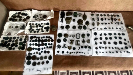 Şarköyde 266 sikke ve obje ele geçirildi 1 kişi gözaltında