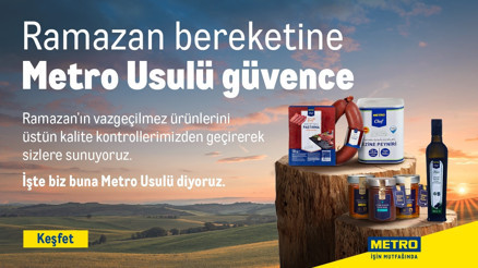Ramazanda güvenli alışverişin adresi: Metro