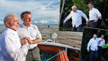 Macron ve Lulanın fotoğrafları sosyal medyayı salladı