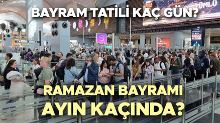 BAYRAM TATİLİ KAÇ GÜN 2024 | Ramazan Bayramı ne zaman, ayın kaçında, hangi gün (Arefe günü ve Ramazan Bayramı tarihleri)