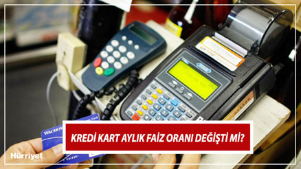 Kredi kartı aylık faiz oranı değişti mi Kredi kartı aylık azami akdi faiz oranı ne kadar oldu, arttı mı Merkez Bankasından açıklama