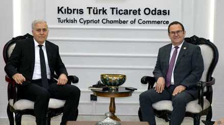 Avrupalı Türk Markalar Birliği’nden Kıbrıs Türk Ticaret Odası’na ziyaret