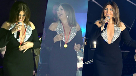 Sibel Cana beşibiryerde taktılar