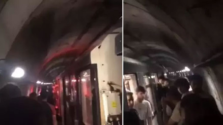 İstanbulda metro arızalandı, seferler aksadı
