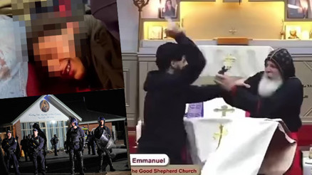 Görüntüler ortaya çıktı Kilise saldırısı canlı yayında dakika dakika görüntülenmiş...