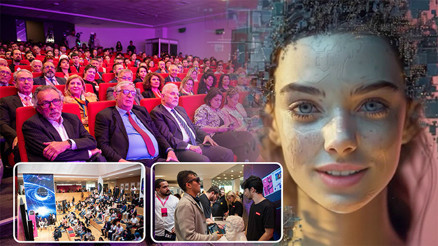 Yapay zeka ‘Lucia’ uluslararası zirvede konuştu