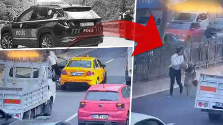 Sarıyerde taksici Yaşar Yanıkyüreki öldüren saldırganın yakalanma anı kamerada