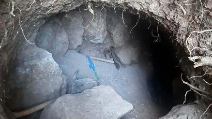 Aydında definecilere suçüstü operasyon: 5 gözaltı