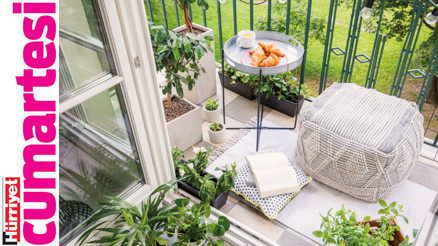 Hadi balkona, bahçeye çıkalım