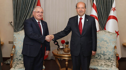 Bakan Güler ve TSK komuta kademesi KKTCde