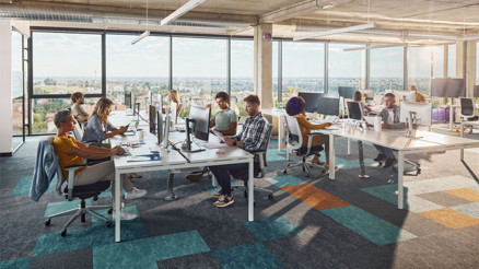 Pandeminin izleri silindi: Ofisler doluyor