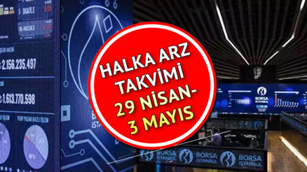 Bu hafta yeni halka arz var mı Hangi şirketler borsada işlem görecek 30 Nisan-3 Mayıs halka arz takvimi Bu hafta yeni halka arz var mı Hangi şirketler borsada işlem görecek 30 Nisan-3 Mayıs halka arz takvimi