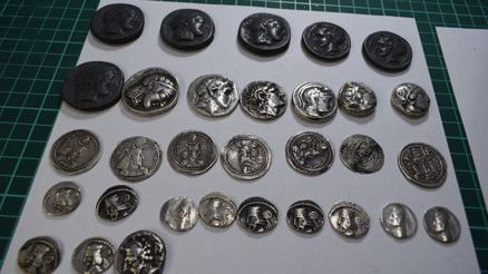 Tarihi eser kaçakçılarının imitasyon oyunu Operasyonda ele geçirilmişti