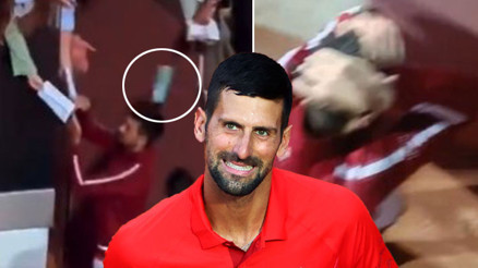 Novak Djokovicin kafasına termos isabet etti Bilerek mi atıldı