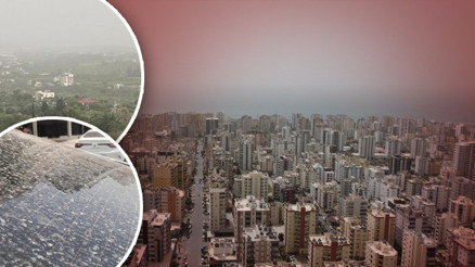 Toz kâbusu Görüş mesafesi düştü, araçlar çamura bulandı Meteorolojiden yeni uyarı