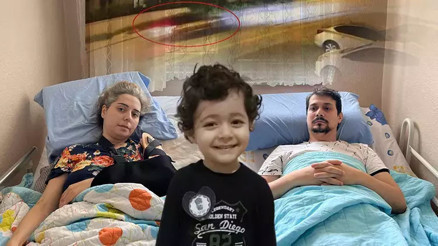 5 yıl özlemini çektikleri çocukları Mert’i, hastane dönüşü kazada kaybettiler