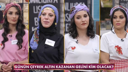 GELİNİM MUTFAKTA 13 MAYIS 2024 PUAN DURUMU || Gelinim Mutfakta bugün kim kazandı, çeyrek altını kim aldı
