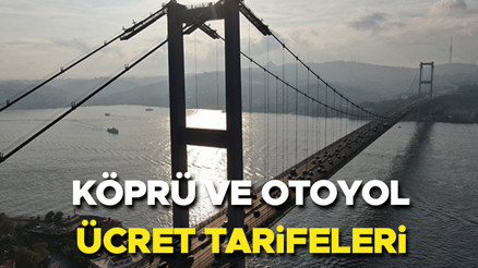 KÖPRÜ VE OTOYOL ÜCRETLERİ NE KADAR 2024 SON DAKİKA 📌Otoyol ve köprü geçiş ücretleri ne kadar oldu, arttı mı Yavuz Sultan Selim,  Osmangazi, 15 Temmuz Şehitler ve Fatih Sultan Mehmet Köprüsü ücret tarifesi 2024