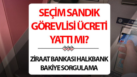 SEÇİM PARASI 2024 SORGULAMA EKRANI BİLGİSİ (Ziraat Bankası) | YSK seçim sandık görevlisi ücreti ne zaman yatacak, yattı mı 31 Mart sandık görevlisi parası nasıl alınır İşte ödeme tarihi bilgisi
