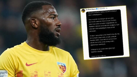 Kayserispor Başkanı sahaya inmişti Duckens Nazon özür diledi...