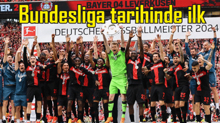 Namağlup şampiyon Bayer Leverkusen